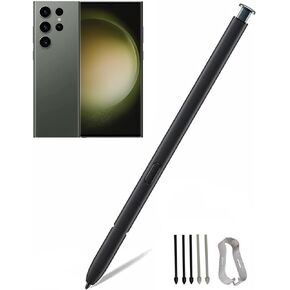 Galaxy S23 Ultra Pen Replacement for Samsung Galaxy S23 Ultra 5G Touch Screen Stylus Pen, S23 S Pen Without Bluetooth Replacement Tips/Nibs (Green)