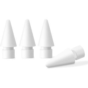 Replacement Tips Compatible with Apple Pencil 1st & 2nd Generation(4 Pack), High Sensitivity Apple Pencil Nibs for Apple Pencil,Screen Protector Supported (White) in Saudi Arabia