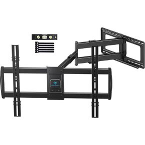 حامل جدار تلفزيون بذراع طويل من PERLESMITH لأجهزة تلفزيون مقاس 50-95 بوصة، حامل تلفزيون طويل بطول 47.64 بوصة، دوران إمالة دوار، حامل تلفزيون بزاوية الحركة الكاملة يناسب Max VESA 800x400 مم، تحميل 132 رطل، 16 بوصة، 18 بوصة، 24 بوصة in Kuwait