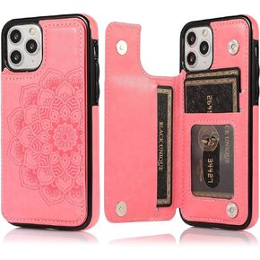 ACXLIFE iPhone 11 Pro Case 11Pro Wallet Case,Protective Cover with Credit Card Slot Holder and Slim Leather Case for iPhone 11Pro5.8Inch (Pink)