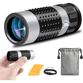 Monocular Telescope - High Definition Weatherproof Pocket Telescope - Includes Compact Monocular, Neck Strap & Cleaning Cloth, Monoculars for Adults High Powered in Saudi Arabia