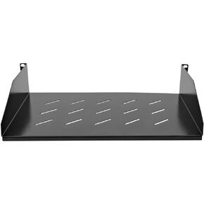 V7 Rack Mount Shelf Vented 2U - RMSH2UV-1N,Black in Saudi Arabia