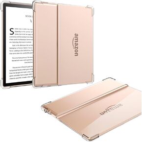 حافظة BOZHUORUI شفافة لجهاز Kindle Oasis الجيل العاشر والجيل التاسع من Oasis - غطاء خلفي ناعم وخفيف الوزن من مادة TPU الشفافة (شفاف) in Kuwait
