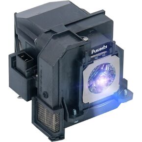 Pugody ELPLP90/V13H010L90 Replacement Projector Lamp Bulb for Epson EB-670 EB-675W EB-675Wi PowerLite 675W EB670 EB675W EB675Wi 675W with Housing