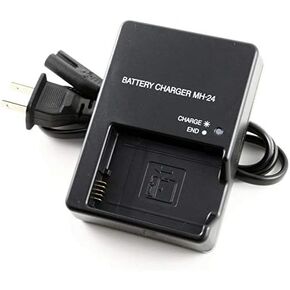 شاحن MH-24 متوافق مع بطارية نيكون EN-EL14 EN-EL14A Df Coolpix P7000 P7100 P7200 P7700 P7800 D3500 D5100 D5500 D3100 3400 D5200 D5600 in Kuwait