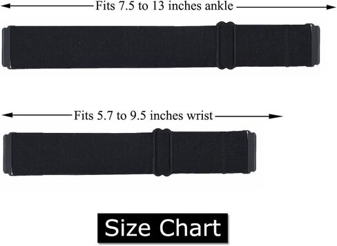 Adjustable Elastic Wrist Band/Ankle Band for Compatible with Fitbit Versa 2/Blaze/Versa/Versa Lite/Versa Special Edition Smartwatch, Stretchy Band for Men and Women in Kuwait