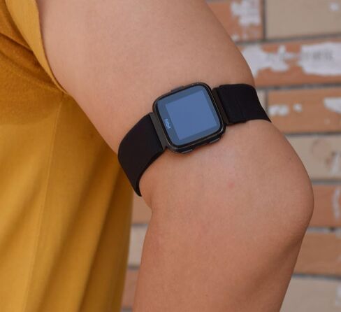 Adjustable Elastic Wrist Band/Ankle Band for Compatible with Fitbit Versa 2/Blaze/Versa/Versa Lite/Versa Special Edition Smartwatch, Stretchy Band for Men and Women in Kuwait
