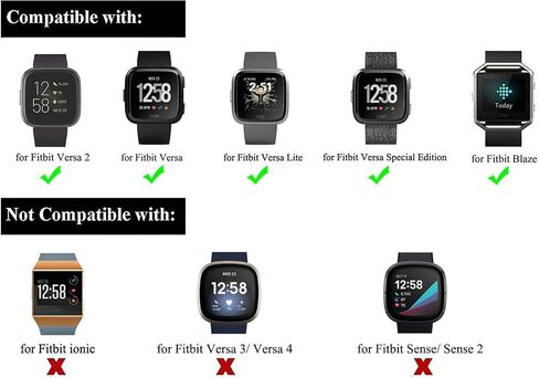 Adjustable Elastic Wrist Band/Ankle Band for Compatible with Fitbit Versa 2/Blaze/Versa/Versa Lite/Versa Special Edition Smartwatch, Stretchy Band for Men and Women in Kuwait