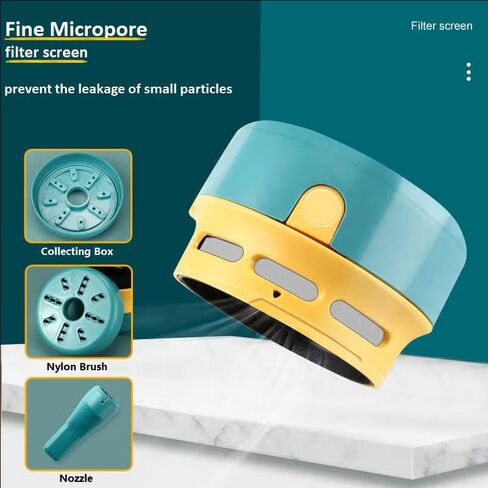 مكنسة كهربائية لسطح المكتب، مكنسة كهربائية صغيرة قابلة لإعادة الشحن الجدول الغبار مكنسة للمنزل والسيارة والمدرسة والمكتب وتنظيف الشعر والفتات والرماد والغبار BOREAS in Kuwait