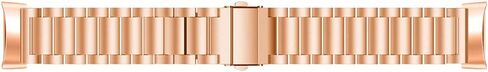 Bands Compatible with Fitbit Charge 6/Charge 5 Metal Stainless Steel WatchBand-Replacement Classic Durable Solid Link Accessory Buckle Metal Strap Wrist Band for Charge 6/Charge 5 Fitness Health Tracker in Saudi Arabia