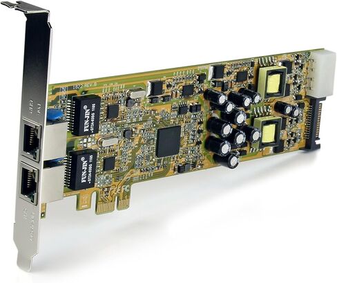 بطاقة StarTech.com ذات 4 منافذ Gigabit PoE (الطاقة عبر الإيثرنت) - بطاقة شبكة PCIe - PoE / PoE+ ما يصل إلى 25 وات لكل منفذ - PCIe NIC - بطاقة Gigabit Ethernet (ST4000PEXPSE) in Kuwait