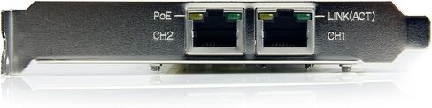 بطاقة StarTech.com ذات 4 منافذ Gigabit PoE (الطاقة عبر الإيثرنت) - بطاقة شبكة PCIe - PoE / PoE+ ما يصل إلى 25 وات لكل منفذ - PCIe NIC - بطاقة Gigabit Ethernet (ST4000PEXPSE) in Kuwait