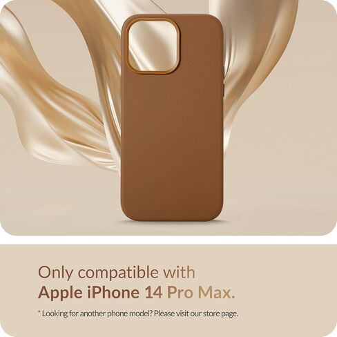 LONLI Classic - (for iPhone 14 Pro) - European Nappa Leather Case - Smoothen and Soften Over Time - Compatible with Magsafe - Black in Kuwait