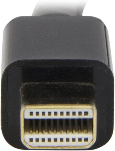 كابل StarTech.com بطول 15 قدم (5 متر) Mini DisplayPort إلى HDMI - فيديو 4K 30 هرتز - كابل محول mDP إلى HDMI - Mini DP أو Thunderbolt 1/2 Mac/PC إلى شاشة/عرض HDMI - سلك محول mDP إلى HDMI (MDP2HDMM5MB) in Kuwait