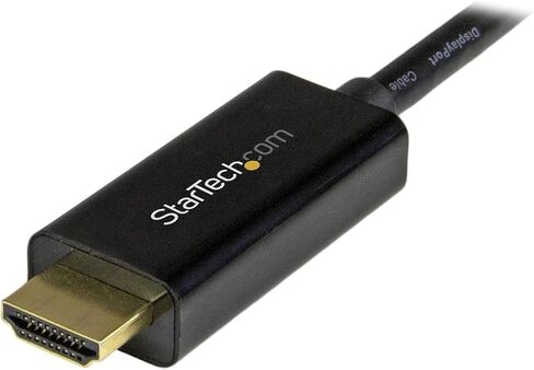 كابل StarTech.com بطول 15 قدم (5 متر) Mini DisplayPort إلى HDMI - فيديو 4K 30 هرتز - كابل محول mDP إلى HDMI - Mini DP أو Thunderbolt 1/2 Mac/PC إلى شاشة/عرض HDMI - سلك محول mDP إلى HDMI (MDP2HDMM5MB) in Kuwait