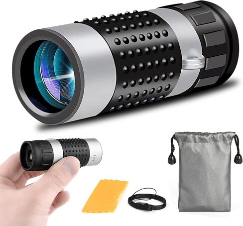 Monocular Telescope - High Definition Weatherproof Pocket Telescope - Includes Compact Monocular, Neck Strap & Cleaning Cloth, Monoculars for Adults High Powered in Saudi Arabia