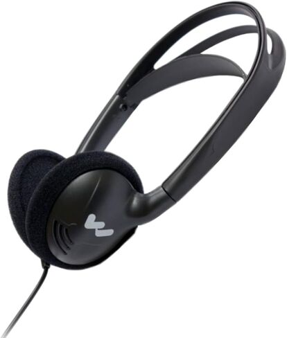 Williams Sound HED 027 Heavy-Duty Folding Mono Headphones, Adult Size, 100mW Max Power Input, 3.5mm Plug, 39" Cord, Compatible with Williams AV Receivers and Pocketalkers, Black in Saudi Arabia