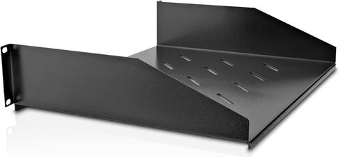 V7 Rack Mount Shelf Vented 2U - RMSH2UV-1N,Black in Saudi Arabia