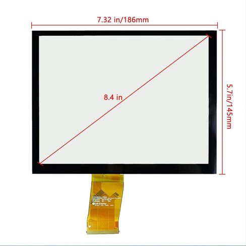 شاشة لمس 8.4 انش من يوكونكت متوافقة مع 2017-2021 رام 1500 2500 3500 دودج تشالنجر دورانجو كرايسلر جيب رانجلر جراند شيروكي LA084X01(SL)(01) in Kuwait