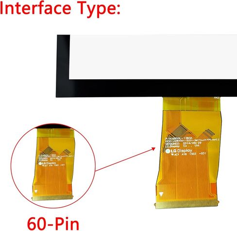 شاشة لمس 8.4 انش من يوكونكت متوافقة مع 2017-2021 رام 1500 2500 3500 دودج تشالنجر دورانجو كرايسلر جيب رانجلر جراند شيروكي LA084X01(SL)(01) in Kuwait