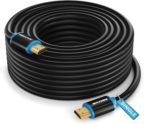 HDMI Cable 4K Ultra HD 25 Foot (5 Pack) Nylon Braided HDMI 2.0 Cable, High Speed 18Gbps 4K60Hz HDR, 3D, 2160p, 1080p, HDCP 2.2, ARC, HDMI Cables for Monitors, HDTV in Kuwait