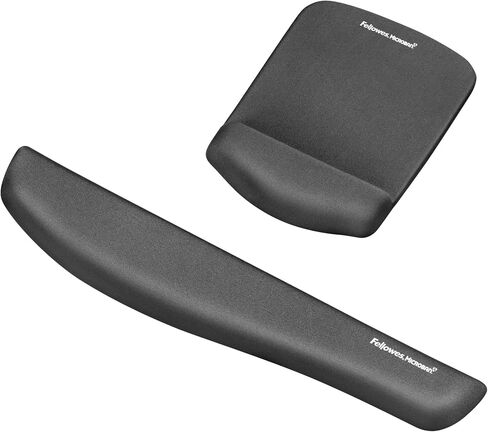 مسند المعصم Fellowes PlushTouch مع تقنية FoamFusion، أسود (9252101) in Kuwait