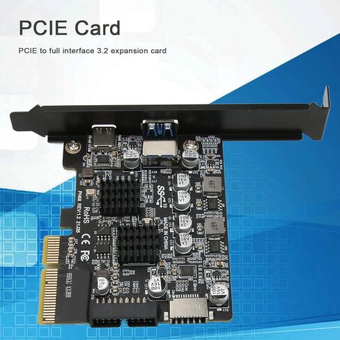 عداد بطاقة PCIE PCIE 3.0 إلى USB3.0، شريحة التحكم الرئيسية Vl822، عرض النطاق الترددي 16Gt/S، مصدر طاقة منفذ USB، ناقل حركة عالي السرعة 10 جيجا بايت في الثانية، شريحة حماية 2.2 أمبير in Kuwait