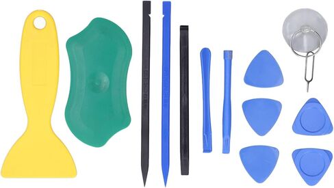 Orenic Electronics Repair Tool Kit, Plastic Spudger Opening Prying Bar, Triangular Sheet, Suction Cup, Opening Prying Bar, Electronic Repair Kit for Cellphone, Phone, Laptop, Tablet Screen Repairs in Kuwait