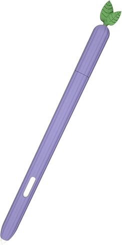 Case For S Pen on Samsung Galaxy Tab S7 FE/S7/S7 Plus/S8/S8 Plus/S8 Ultra /S9 /S9 Plus / s9 Ultra Pencil Cover Colorful for Tablet SPen Stylus Bag Non-slip Protection Silicone Sleeve (grape purple) in Kuwait
