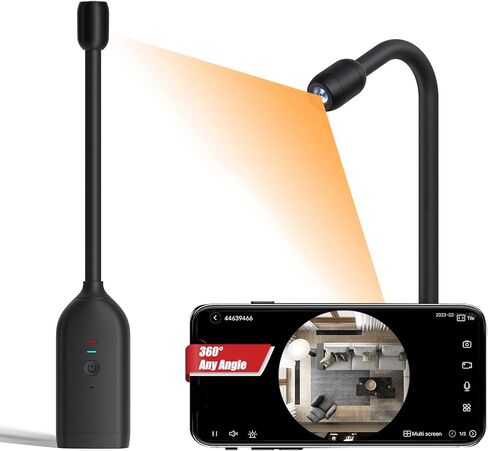 FINSUI كاميرا تجسس واي فاي كاميرا خفية 1080P HD كاميرات تجسس صغيرة لأمن المنزل سهلة الاستخدام لاسلكية داخلية أصغر كاميرا مربية مع كشف الحركة لمراقبة المكاتب المنزلية in Kuwait