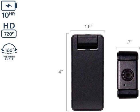 Brickhouse Security Camscura 160-Degree Tilt Hidden Camera with Pivoting Wide Angle Lens & Included 32GB SD Card for Nanny Cam, Family, Child, Spouse, Elderly Relative Surveillance, Loss Prevention in Saudi Arabia