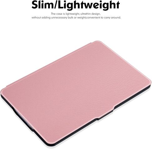 Slim Case for Kindle Paperwhite 5th/6th/7th Generation (Model No. EY21 & DP75SDI) - Lightweight PU Leather Folio Cover with Auto Sleep/Wake (Classic Black) in Kuwait