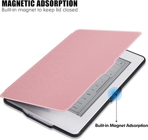 Slim Case for Kindle Paperwhite 5th/6th/7th Generation (Model No. EY21 & DP75SDI) - Lightweight PU Leather Folio Cover with Auto Sleep/Wake (Classic Black) in Kuwait