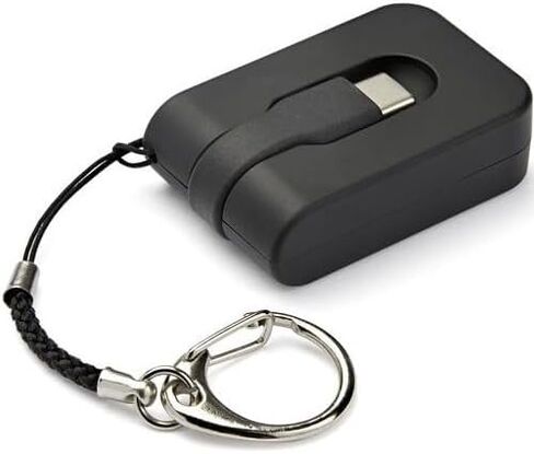 StarTech.com محول USB C صغير إلى VGA - محول عرض فيديو USB من النوع C إلى VGA 1080 بكسل مع حلقة سلسلة مفاتيح - وضع USB-C DP Alt النشط إلى دونجل شاشة VGA - متوافق مع Thunderbolt 3 (CDP2VGAFC) in Kuwait