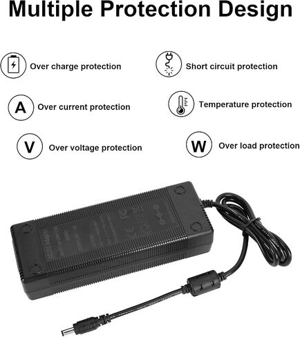 24V 6A Power Supply Adapter,AC 100-240V to DC 24 Volt 6 Amp 144W Power Adapter with 5.5mm x 2.5 DC Output Jack Transformers,Universal AC/DC Adapter for LED Strips 3D Printers CCTV Cameras LCD Monitors in Saudi Arabia