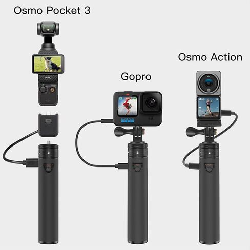 Smatree Portable Osmo Pocket 2 PowerStick(Power Bank) Compatible for DJI Osmo Pocket 2 / DJI Osmo Pocket 1, Handheld Smartphone Holder Mount Bracket for Osmo Pocket Camera in Saudi Arabia