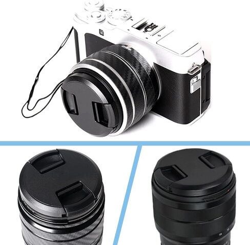 82mm Lens Cap for Sony FE 24-70mm f/2.8 for a7RV IV-2PCs | 82mm Lens Cover, for Sony FE 16-35mm f/2.8, a7IV, a7V, for Nikkor Z 24-70mm f/2.8, Z9, Center Pinch in Saudi Arabia