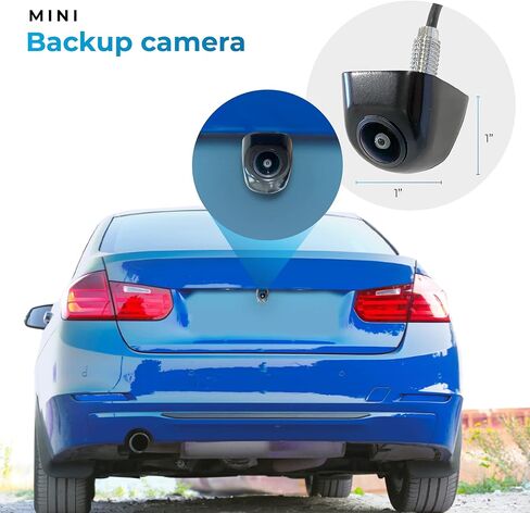 اوتوسكي كاميرا رؤية احتياطية او امامية مقاومة للماء بتصنيف IP69 للرؤية الليلية HD وزاوية عريضة للغاية من المعدن او اي ام مناسبة لجميع المركبات - شاحنة بيك اب وسيارات الدفع الرباعي وسيارات ار في فان in Kuwait