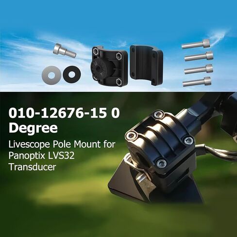 ISDOHS 010-12676-15 0 درجة Livescope محول القطب جبل، 0101267615 للاستخدام مع Panoptix LiveScope حزمة الصيد على الجليد in Kuwait