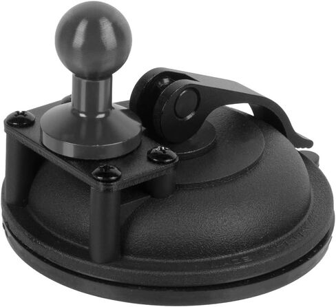 Tackform Heavy Duty Suction Cup Mount with 20mm Ball Made of Aluminum and ABS Plastic. Large 3.5" Suction Cup Enduro Series in Saudi Arabia