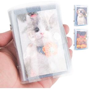 2Packs 36 Pockets 2x3 Photo Album for Fujifilm Instax Mini 12 11 9 Camera, Polaroid Snap, Z2300, SocialMatic Instant Cameras & Zip Instant Printer (White)