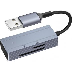 SD Memory Card Reader, TargetGo USB Type C to TF Card Reader Adapter(Aluminum Shell) for iPhone 15, MacBook Pro, MacBook Air, iPad Pro 2018, Galaxy S21 and More, Plug and Play in Saudi Arabia