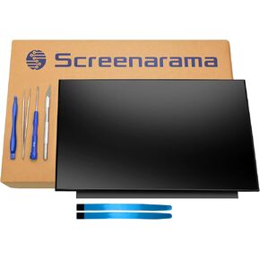 SCREENARAMA New Screen Replacement for NT156WHM-N30 V8.0, HD 1366x768, Matte, LCD LED Display with Tools