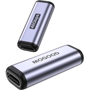 USB C Coupler USB C Female to Female Adapter usbc to usbc Adapter Supports 40 Gbps PD 100W 8K 60Hz Compatible for Thunderbolt 4, USB C Coupler Type C Extension Connector for USB-C Devices