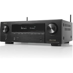 جهاز استقبال Denon AVR-X1700H 7.2 قناة AV - 80 وات/قناة (موديل 2021)، فيديو HDMI متقدم 8K مع eARC، Dolby Atmos، DTS:X، HEOS مدمج، التحكم الصوتي Amazon Alexa (توقف عن العمل من قبل الشركة المصنعة) in Kuwait