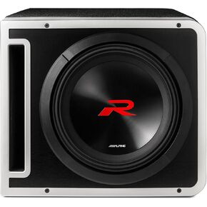 Alpine R2-SB12V مضخم صوت من النوع R2 مقاس 12 بوصة في حاوية ذات فتحات تهوية in Saudi Arabia