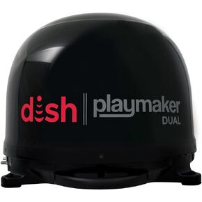 Winegard PL8035R Dish Playmaker Dual with Receiver - Automatic Satellite Antenna W/Dual Receiver Support for PL-70LR - RV, Camping, Tailgating, Outdoor, TV Connectivity - Outdoor in Kuwait