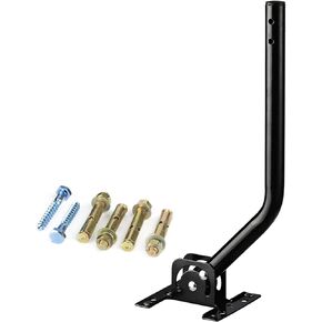 Fardalo Adjustable Attic/Outdoor Antenna & Weather Station Mounting Pole Universal Mount Brackets - Easy Installation, Solid Structure, Weather Proof (1" Diameter,16.5" Arm Length) in Saudi Arabia