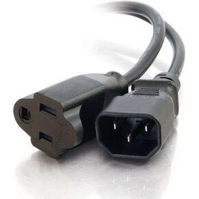 C2G 6FT Premium Universal Extension Cord - Power Extension Cord for TV, Computer, Monitor, Appliance & More (03141) in Kuwait