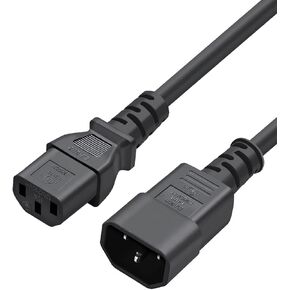CableCreation 2-Pack 6 Foot 18 AWG C14-to-C13 PDU Power Extension Cord,1.8M in Kuwait